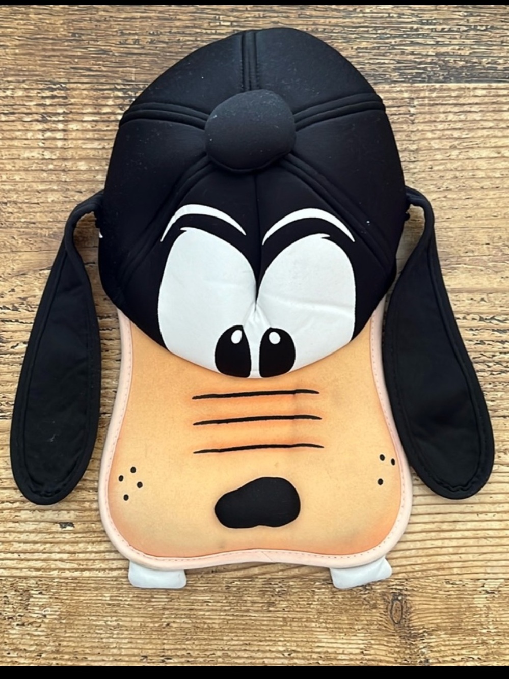 Disney Goofy Character Kids Costume Hat in Black and Peach